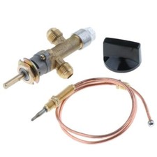 Fireplace Fire Gas Control Valve with Thermocouple Knob Firebox Control Valve