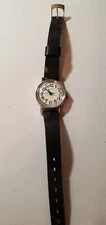 Vintage TIMEX Self Winding Watch Base Metal Bezel Stainless Steel Backing Workin