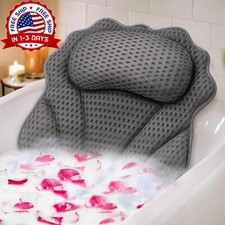 Almohada De Ba o Para Banera Con Malla De Aire Spa Grande Reposacabeza Comodo US