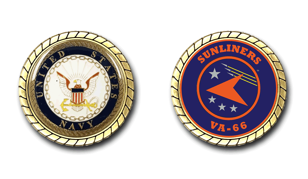 VA-66 Sunliners US Navy Challenge Coin Officially Licensed US Navy
