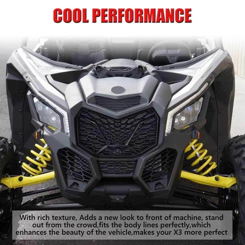 Combined Front Fascia Assembly Fits for Can-Am Maverick X3 Turbo R Xds 17-2024 - Picture 7 of 12