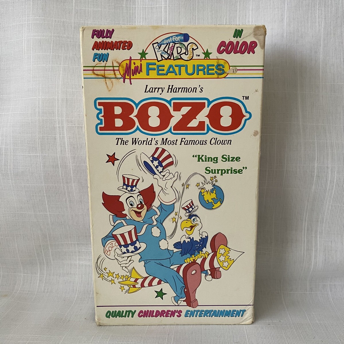 Larry Harmon's Bozo (VHS, 1992) The World's Most Famous Clown King