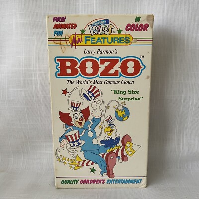 Larry Harmon's Bozo (VHS, 1992) The World's Most Famous