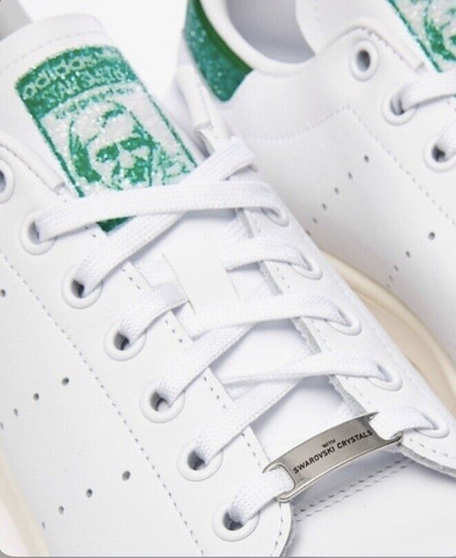 Adidas Stan Smith x Swarovski Crystals Cloud White/ Green Adidas Stan Smith x Swarovski Crystals Cloud White/ Green