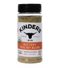 Kinder's Buttery Poultry Blend Seasoning Large 11 Ounce Size Fresh Sealed