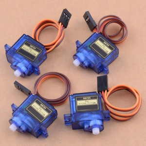 JYUDAUFU 4x SG92R 9g Servomotoren 180° - Mikro-Servos Mit Tester Für Arduino & Raspberry