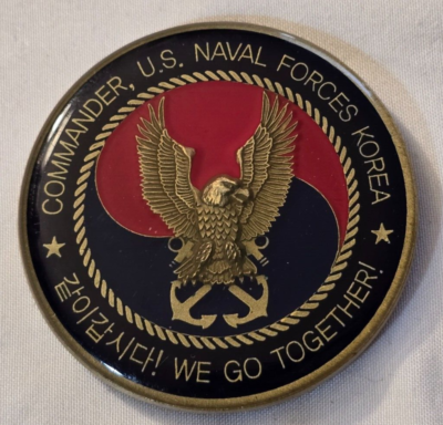 USN アメリカ合衆国艦隊司令官コイン USS John F Kennedy JFK CVN-79 Navy Ship Aircraft Carrier CPO HOBO