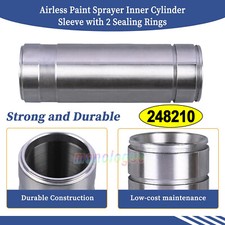 Inner Cylinder Sleeve 248210 with 2 Sealing Rings for Graco5900 Paint Sprayers