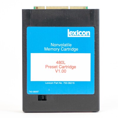 Lexicon 480L Nonvolatile Memory Preset Cartridge V1.00 with Case