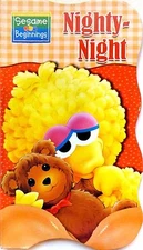 Sesame Street Beginnings BOARD BOOKS Baby Big Bird Cookie ELMO ~ Nighty Night