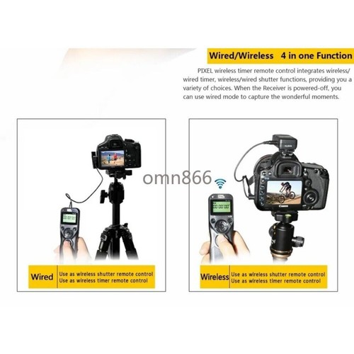 Wireless Timer Shutter Release Remote Control fr Nikon D750 D610 D7100 D3200 D90 - Picture 84 of 108