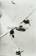 WW2 Picture Photo Marauder bomber hit by anti-aircraft weapon crashing 2087