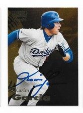 KARIM GARCIA 1996 PINNACLE ZENITH AUTOGRAPHED SIGNED # 101 LOS ANGELES DODGERS