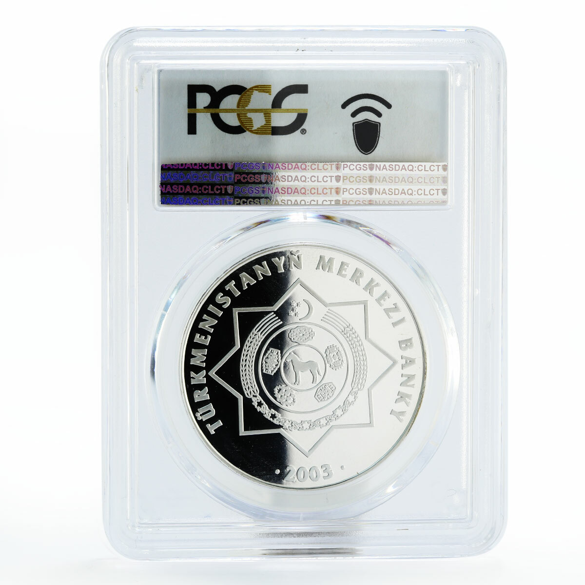 Turkmenistan 500 manat Annagylyc Mataji PR69 PCGS proof silver