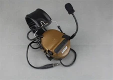 PELTOR Comtac-III C3 Headset Noise Reduction Tactical Brown Headphones US STOCK