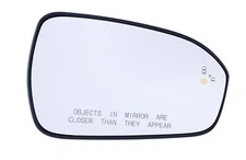 EAP Passenger Side Mirror Glass Compatible with Ford Fusion 2013-2021, Heated...