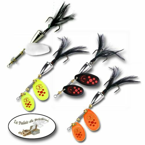 FedMois Fishing Spoons Spinner Lures for Perch Pike Trout Fishing Bait Kit with Box FedMois Fishing Spoons Spinner Lures for Perch Pike Trout Fishing Bait Kit with Box