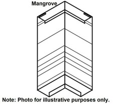 4x Stramit FASCIA BOARD EXTERNAL CORNERS 90-Degree Colorbond MANGROVE*Aust Brand