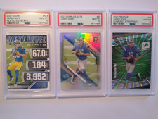 3 Graded NFL, Future HOF, Football Cards- Jared Goff. PSA 10