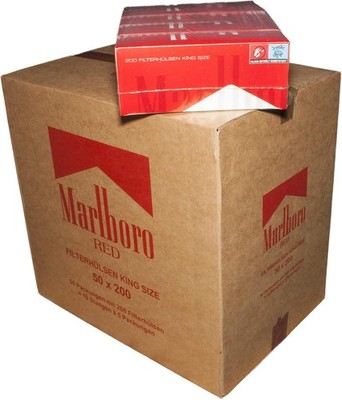 50 BOXES Marlboro Red King Size Empty Filter Tubes 50 x 200 pcs