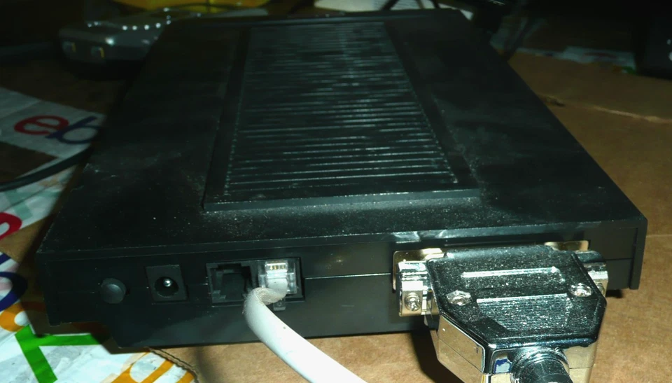 Módem de fax externo US Robotics 3453C 56 k USR 64-003453-02R Foto 3 de 3