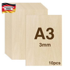 Sperrholz 3mm A3 Bastelholz für lasergravur Modellbau DIY Holzarbeiten