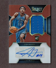 John Huestis 2015-16 Select Jersey Auto RC #d 07/49