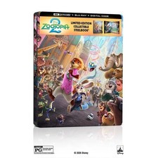 IN HAND Disney Zootopia 2 US Steelbook 4K UHD Blu-ray Digital Limited Edition