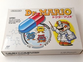 ✨ Dr. Mario Famicom 1990 Nintendo Complet Boxed FC NES HVC-VU ✨