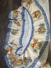Vintage Classic Pooh Crib Dust Ruffle Disney Winnie The Pooh