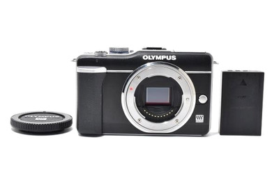 Olympus PEN E-PL1 Black Mirrorless Digital Camera Body only Tested w/ Battery