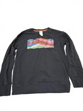 All in Motion Boys Black Long Sleeve Sweatshirt L 10/12 