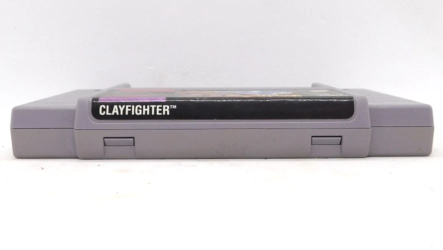Clay Fighter SNES Super Nintendo - Cartucho Auténtico + Manual Solo Probado Foto 4 de 4