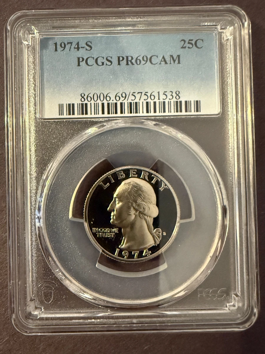 PR 69 Graded 1974 Washington Quarters (1932-1998) for sale | eBay
