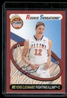 2012-13 Fleer Retro Rookie Sensations Auto Meyers Leonard #51 Fighting Illini