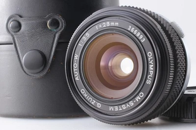 [MINT] Olympus OM-SYSTEM G.ZUIKO AUTO-W 28mm f/3.5 Wide Angle Lens From JAPAN - Image 1 of 4