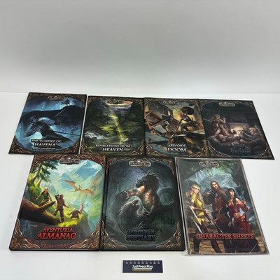 Lot of 6 The Dark Eye Books w/ New Sealed Character Sheets Ulisses North America