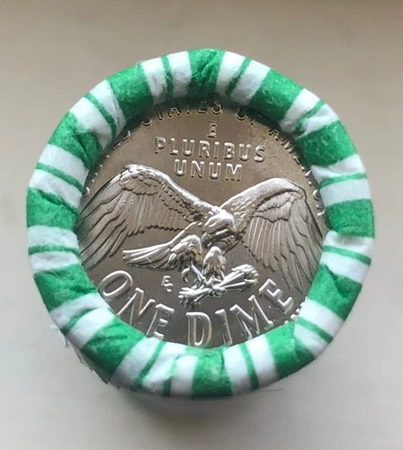 2026 D Denver SemiQ Uncirculated Dime $5 Roll 50 Coins Tails/Tails