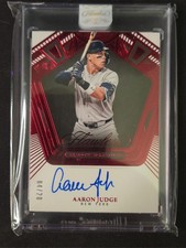 2025 Panini Flawless Aaron Judge Shadow Signatures Ruby Auto #/20 Yankees