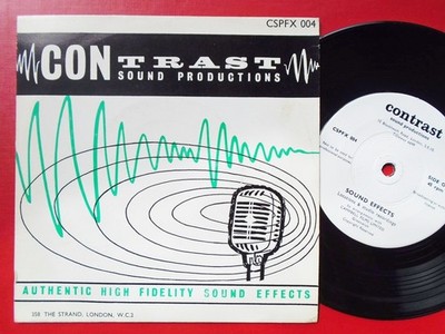 Mixed Sound Effects EP Contrast CSPFX004 EX/EX 1950s picture sleeve, with mai...
