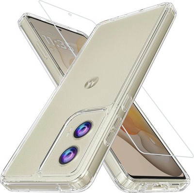 For Motorola Moto G Stylus 5G 2024 Case w/ Tempered Glass Screen Protector Cover