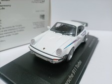 minichamps 1:43 Porsche Coupe Model Porsche 911 930 Turbo 1976 White