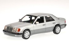 Mercedes W124 500E 1991 silver diecast model car 940037161 Maxichamps 1:43
