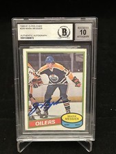 1981-82 OPC MARK MESSIER ROOKIE CARD BECKETT 10 AUTO BAS HOF RC. rookie card picture
