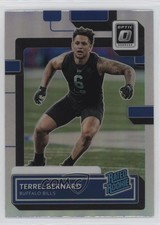 2022 Panini Donruss Rated Rookie Optic Preview Holo Prizm Terrel Bernard rf2