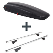 Dachbox G3 Arjes 480 + Dachträger Menabo Pick-Up für Kia Soul II Typ PS Neuware