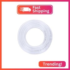 DERNORD PVC Tubing 1/8"ID X 1/4"OD Flexible Clear Vinyl Hose 25 Feet for Food Gr