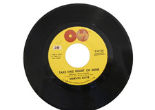 45 RECORD - MARVIN GAYE - TAKE THIS HEART OF MINE