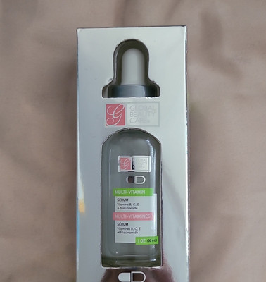 Global Beauty Care Multi-Vitamin Serum Vitamin B C E Niacinamide Moisturizer 1oz