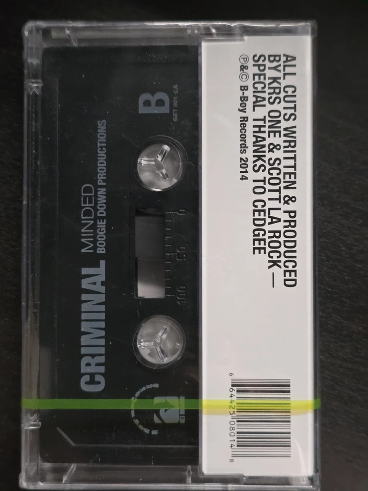 Boogie Down Productions Criminal Minded B-Boy Records 2014 sealed - Image 2 of 3
